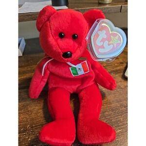 Ty Beanie Baby Osito the bear 1999 Retired Mexico flag w/tags Collectible